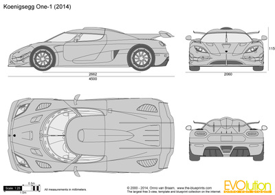 400x283 koenigsegg one vector drawing - Koenigsegg Drawing