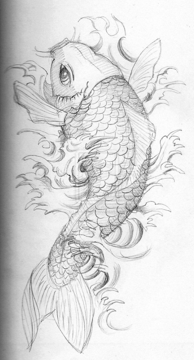 656x1219 koi want a mixture of this dragons water earth fire, wind - Koi Dragon Drawing