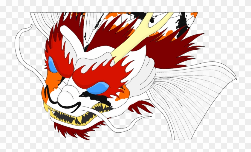 840x511 Drawn Fish Dragon - Koi Fish Dragon Drawing