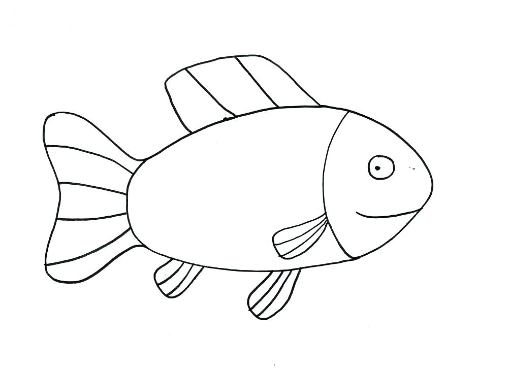 1000x735 koi fish outline fish outline clip art at vector coy tattoo - Koi Fish Drawing Outline