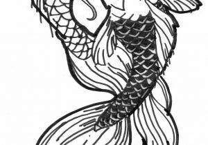300x210 black and white koi fish drawings collection of japanese koi - Koi Fish Drawing Outline
