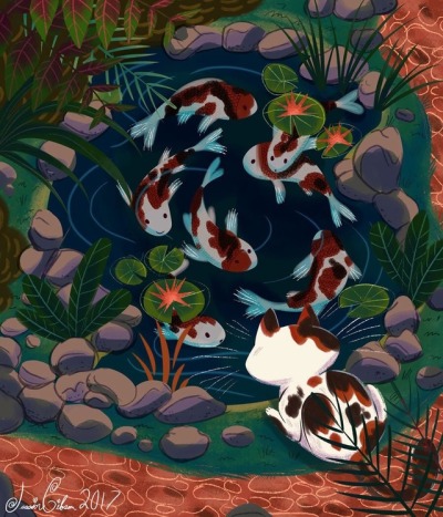400x467 Koi Fish Drawings Tumblr - Koi Fish Drawing Tumblr