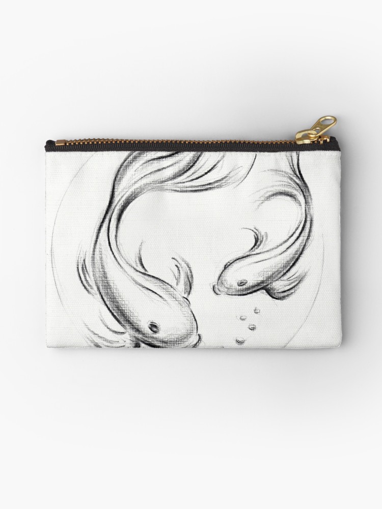 750x1000 good luck koi - Koi Fish Pencil Drawing