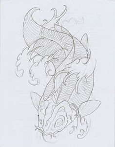 236x302 Draw Semicircular Line Sketch Fresh The Best Pencil Drawing Koi - Koi Fish Pencil Drawing