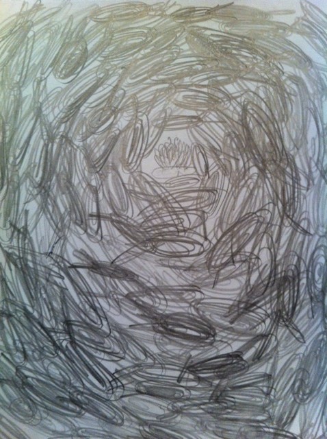 478x640 Abstract Art Project For Kids Koi Fish Pragmaticmom - Koi Fish Pond Drawing