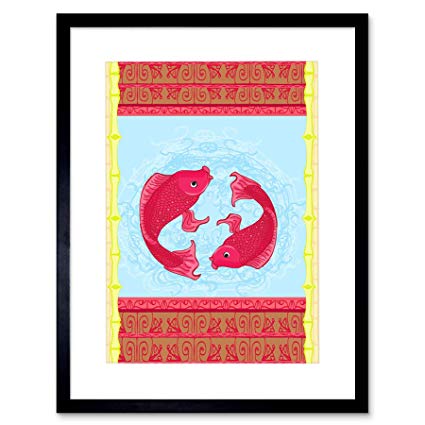 425x425 The Art Stop Painting Drawing Japanese Koi Carp Fish - Koi Fish Pond Drawing