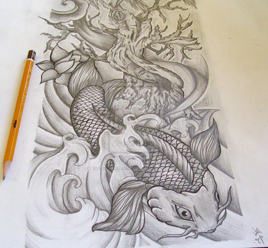 30+ Trends Ideas Design Japanese Koi Fish Tattoo Drawing | The