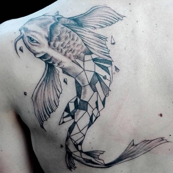 600x600 Traditional Koi Fish Tattoo Designs And Meanings - Koi Fish Tattoo Drawing Design