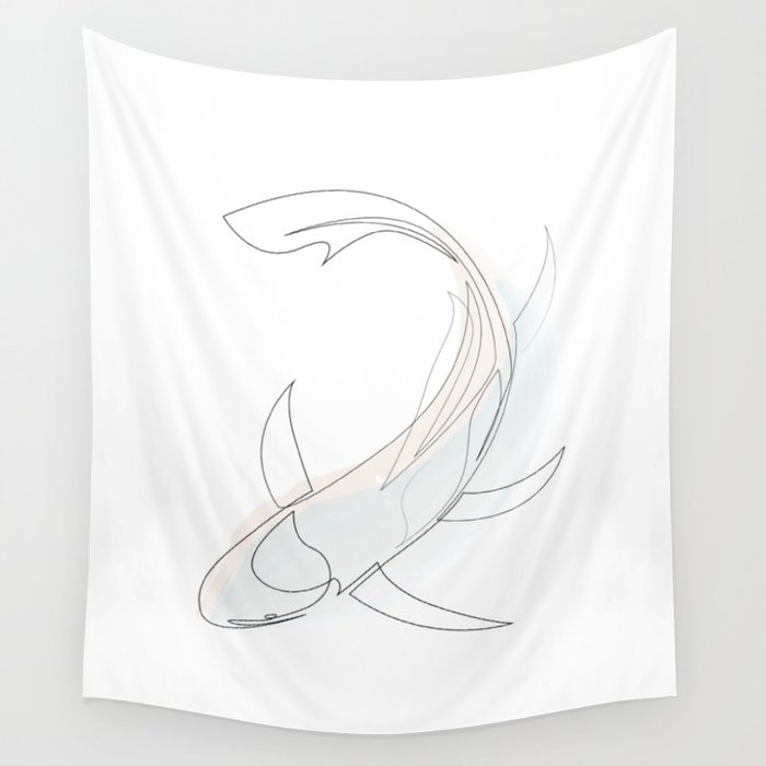 700x700 Koi - Koi Line Drawing