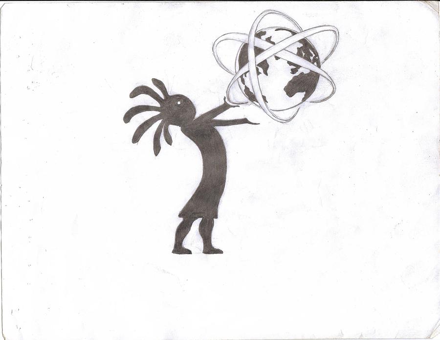 900x695 Kokopelli Drawing - Kokopelli Drawing