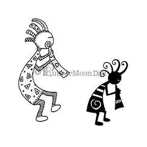 288x288 Effie Glitzfinger - Kokopelli Drawing