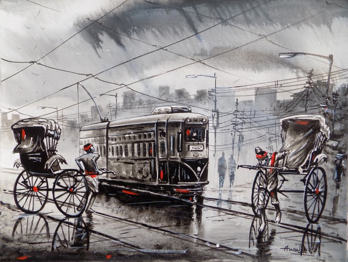 690x520 identity of kolkata - Kolkata Drawing