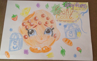320x203 This Adorable Kooky Cookie Drawing Was Made Especially To Support - Kooky Cookie Drawing