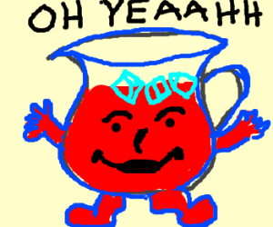 300x250 kool aid man had some bad kool aid drawing - Kool Aid Man Drawing