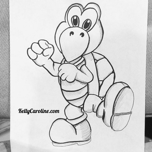 640x640 Some Koopa Troopa Love - Koopa Troopa Drawing