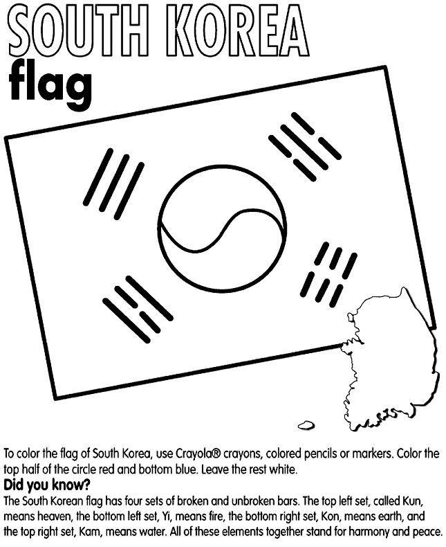 645x790 Huge Collection Of 'korean Flag Drawing' Download More Than - Korean Flag Drawing