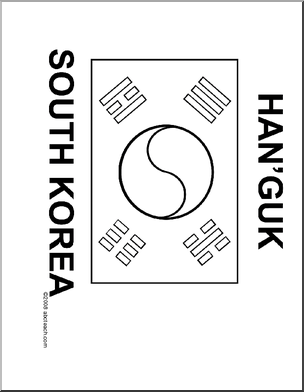 304x392 flag south korea - Korean Flag Drawing