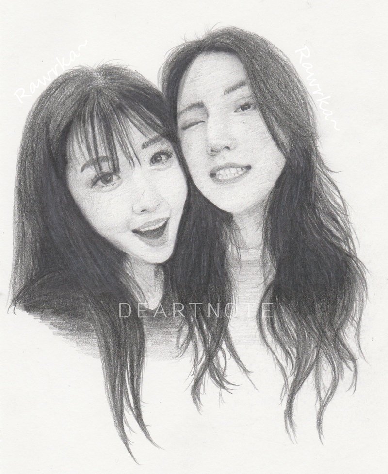 800x978 korea girl drawing - Korean Girl Drawing