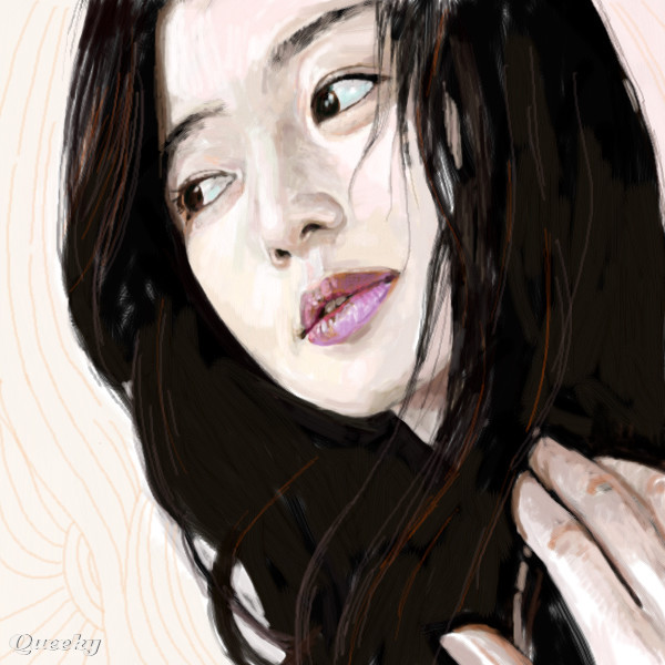 600x600 Korean Girl In July - Korean Girl Drawing