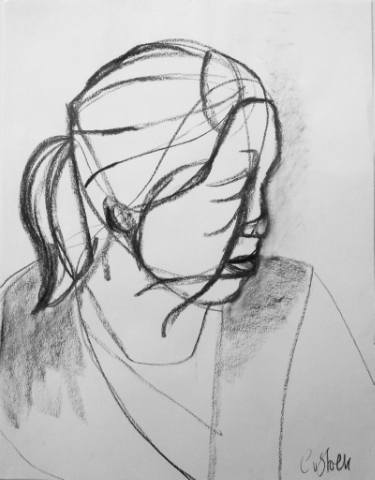 375x480 Korean Girl Drawing - Korean Girl Drawing