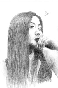 199x300 A Korean Girl Drawing - Korean Girl Drawing