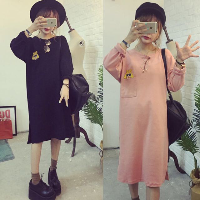 640x640 girl cartoon peek korea style cartoon art drawing loose stylenanda - Korean Style Drawing