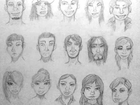 480x360 How To Draw Manga Style Korean, Japanese, And Chinese People - Korean Style Drawing