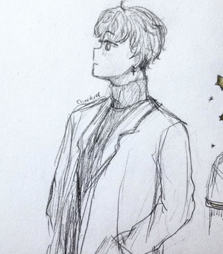 320x364 Was Trying To Draw Some Korean Boi Xddd - Korean Style Drawing