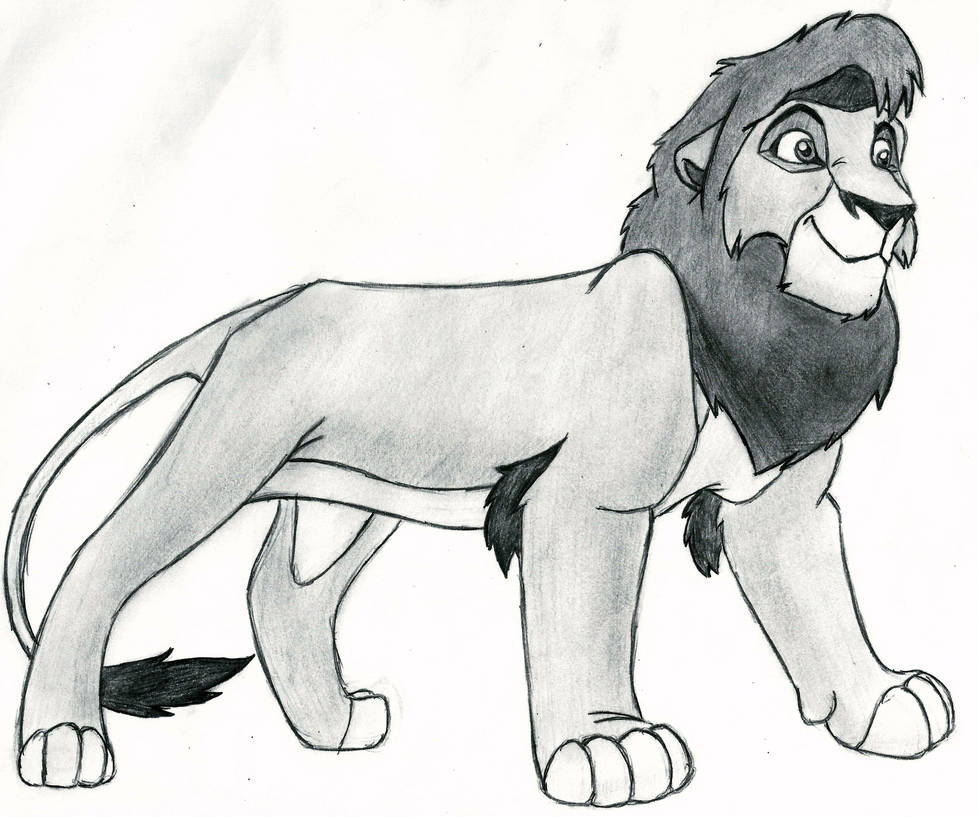 978x817 The Lion King - Kovu Drawing