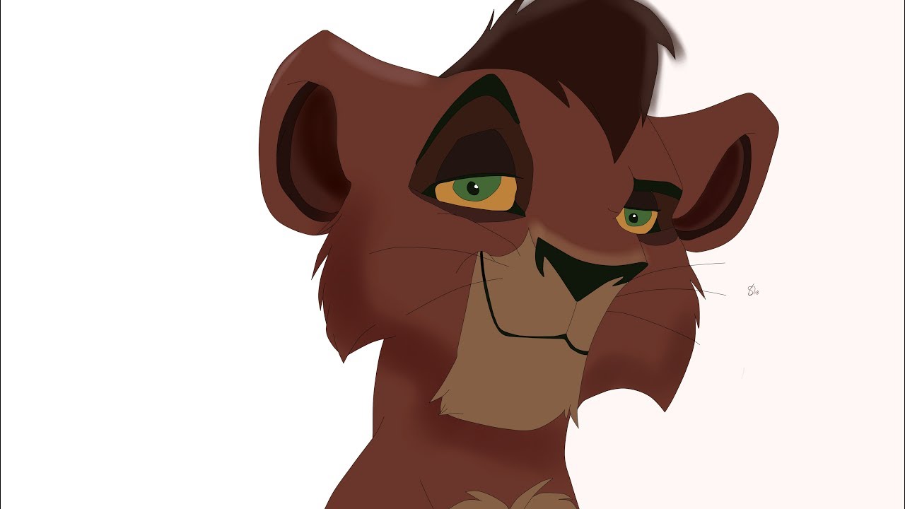 1280x720 The Lion King Transforming My Kovu Cub Drawing - Kovu Drawing