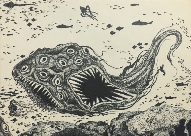 770x548 Kraken Drawing - Kraken Drawing