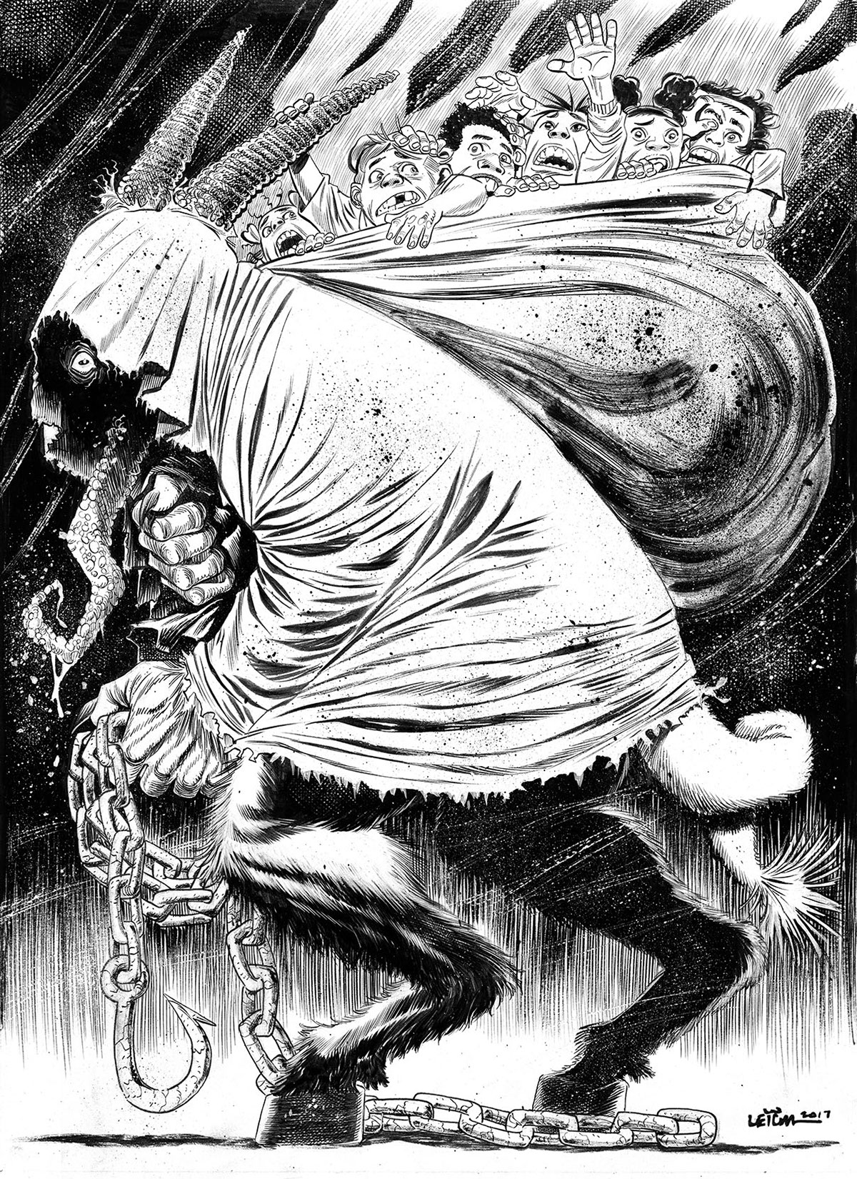 1200x1650 Krampus On Behance - Krampus Drawing