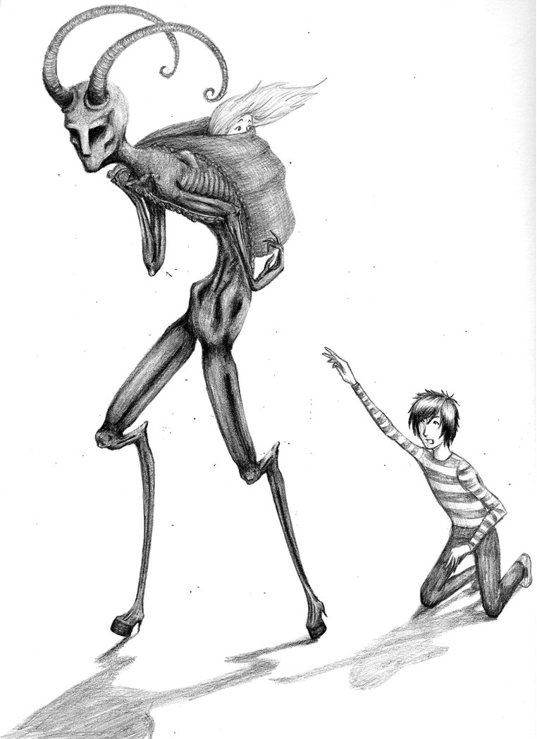 762x1049 Krampus Drawing Cool For Free Download - Krampus Drawing