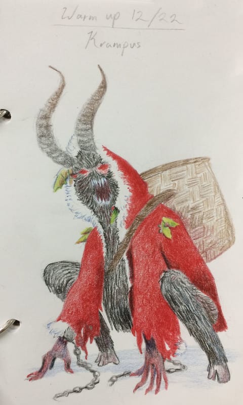 480x800 Blog Archives - Krampus Drawing