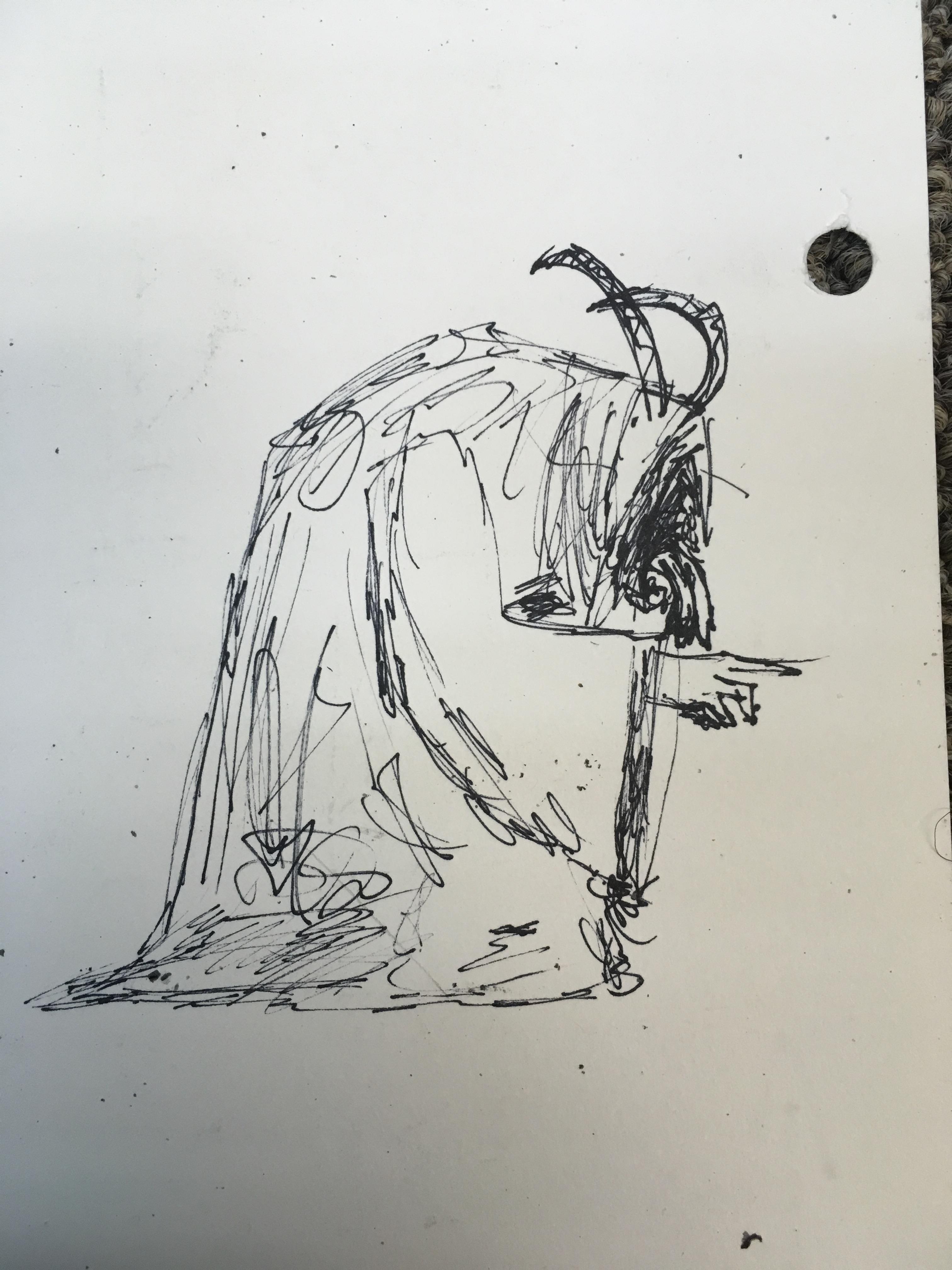 3024x4032 december - Krampus Drawing