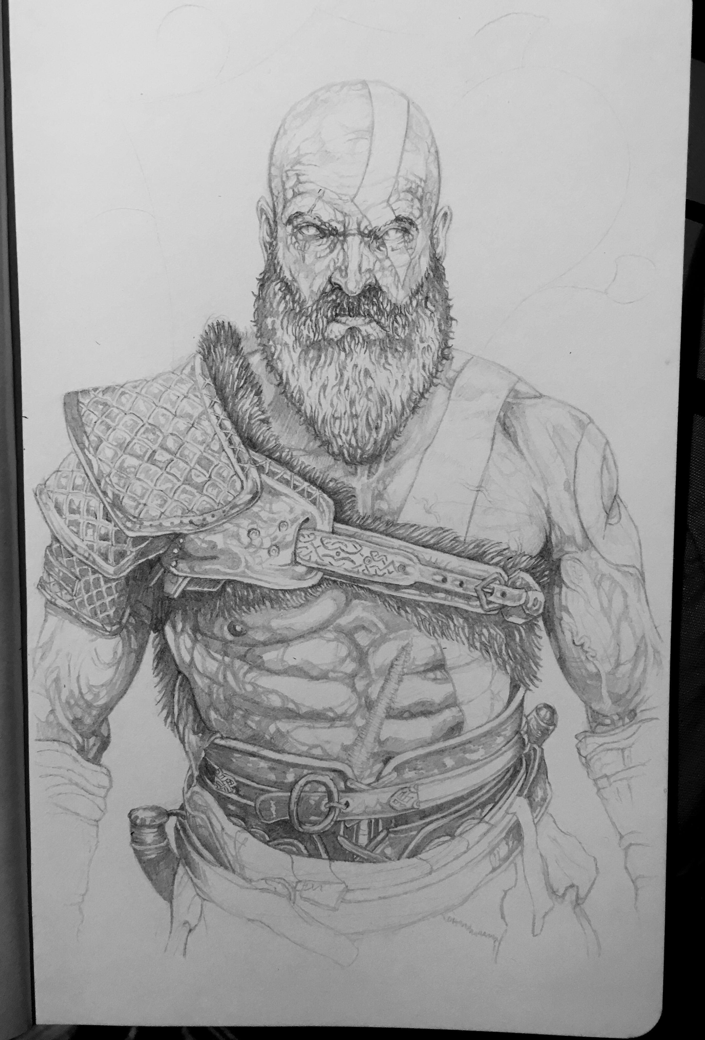 Kratos Drawing at Explore collection of Kratos Drawing