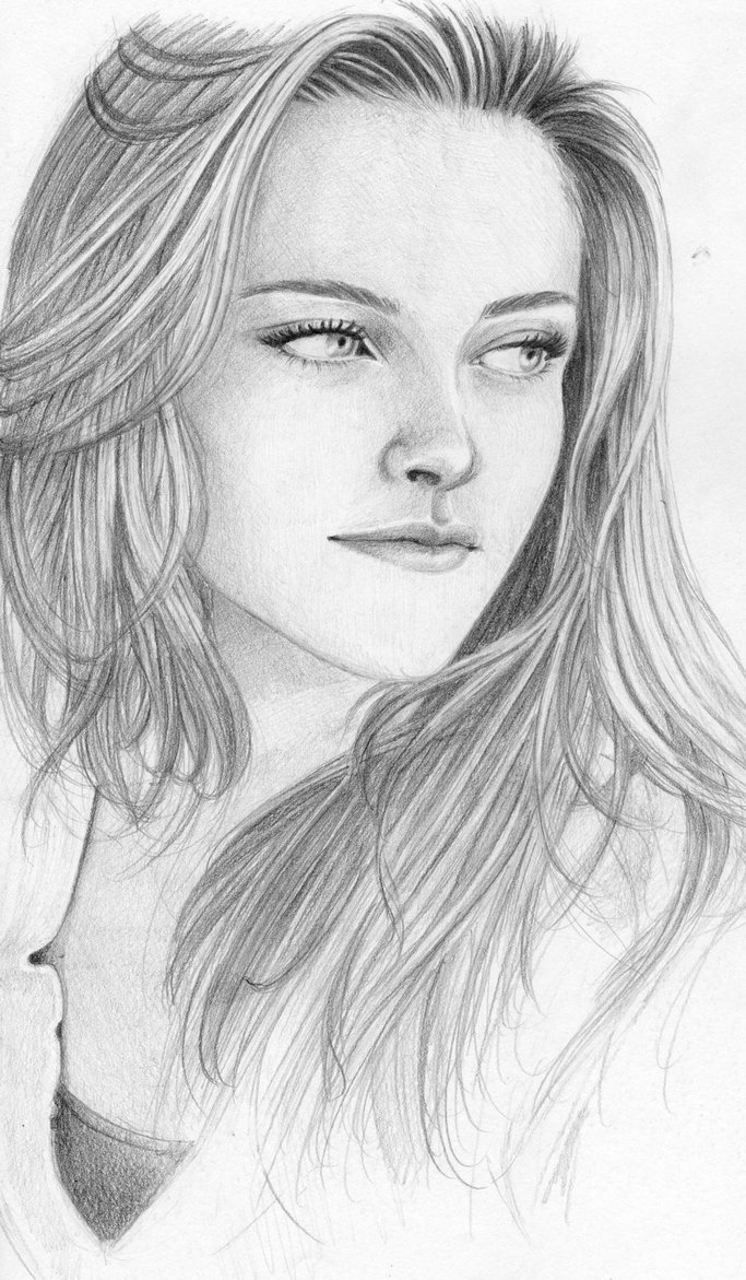 683x1171 kristen stewart high quality drawing drawing skill - Kristen Stewart Drawing