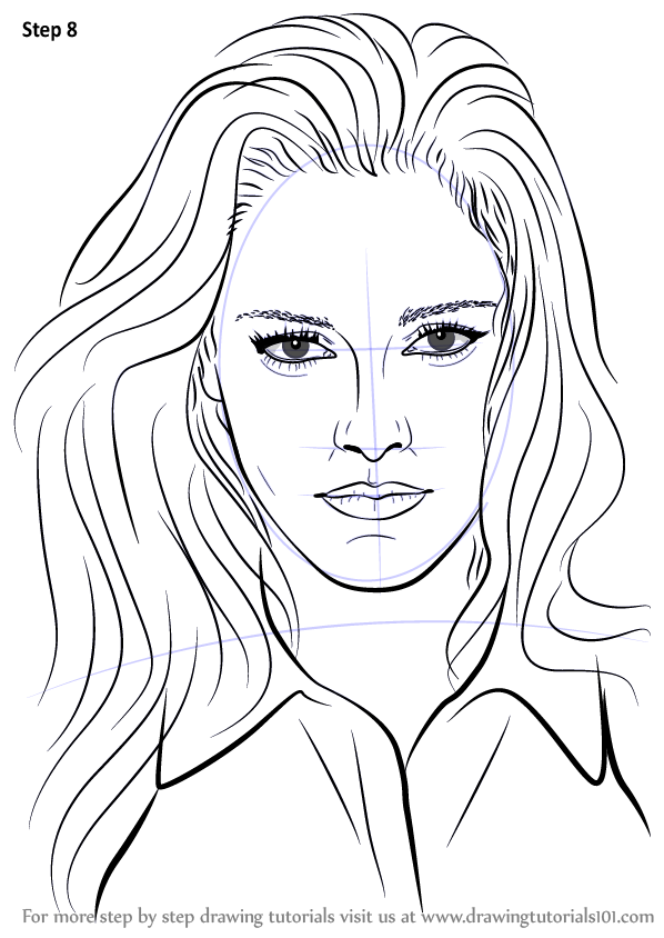 598x844 learn how to draw kristen stewart - Kristen Stewart Drawing