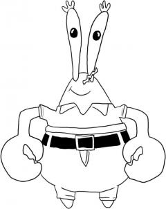 240x302 how to draw how to draw mr krabs from spongebob squarepants - Krusty Krab Drawing