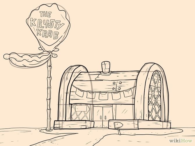Krusty Krab Drawing at Explore collection of