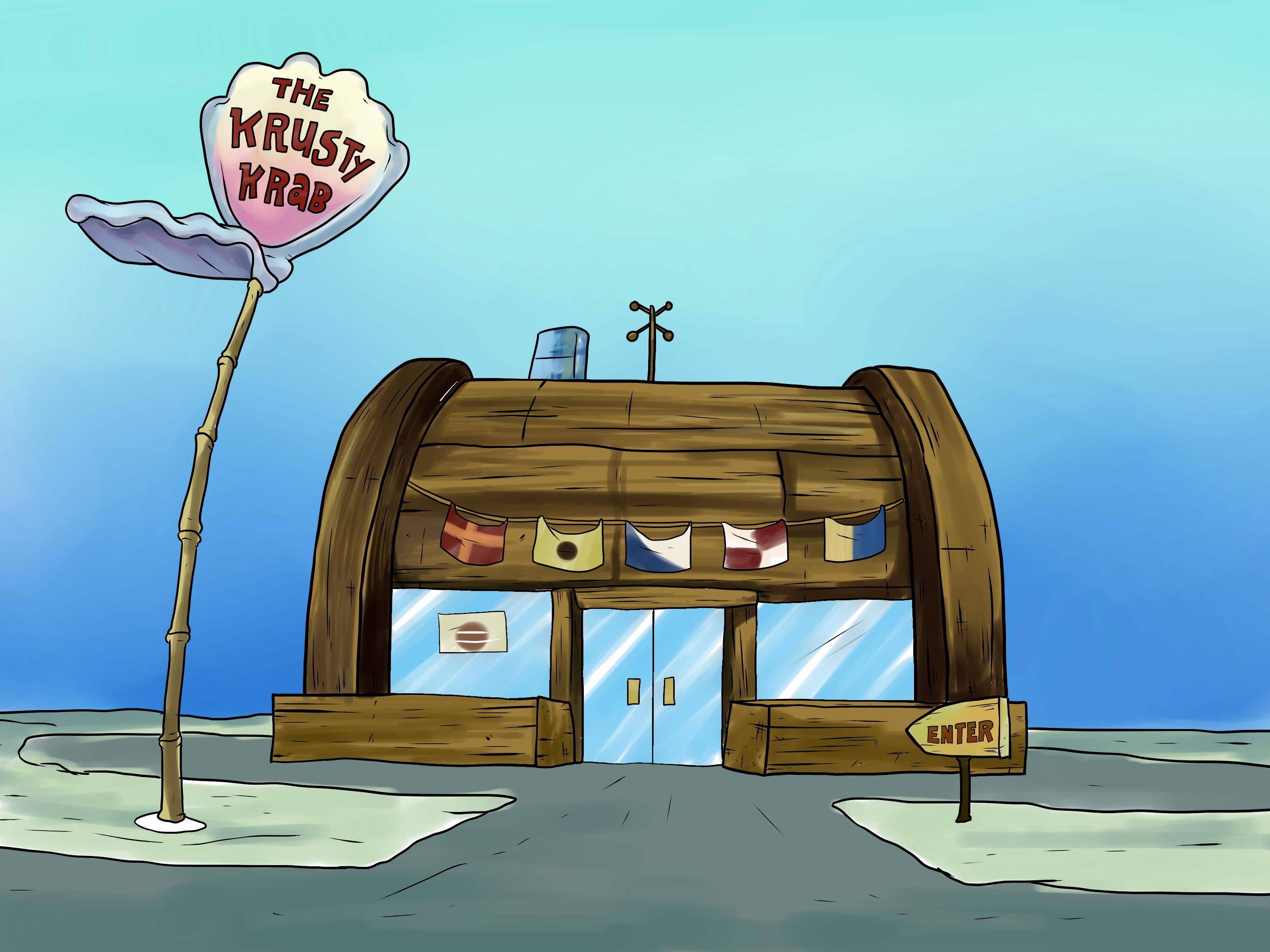 PaintingValley.com | ... Explore at Krusty Krab Drawing