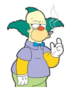 275x335 krusty tattoo love simpson tv, simpsons characters - Krusty The Clown Drawing