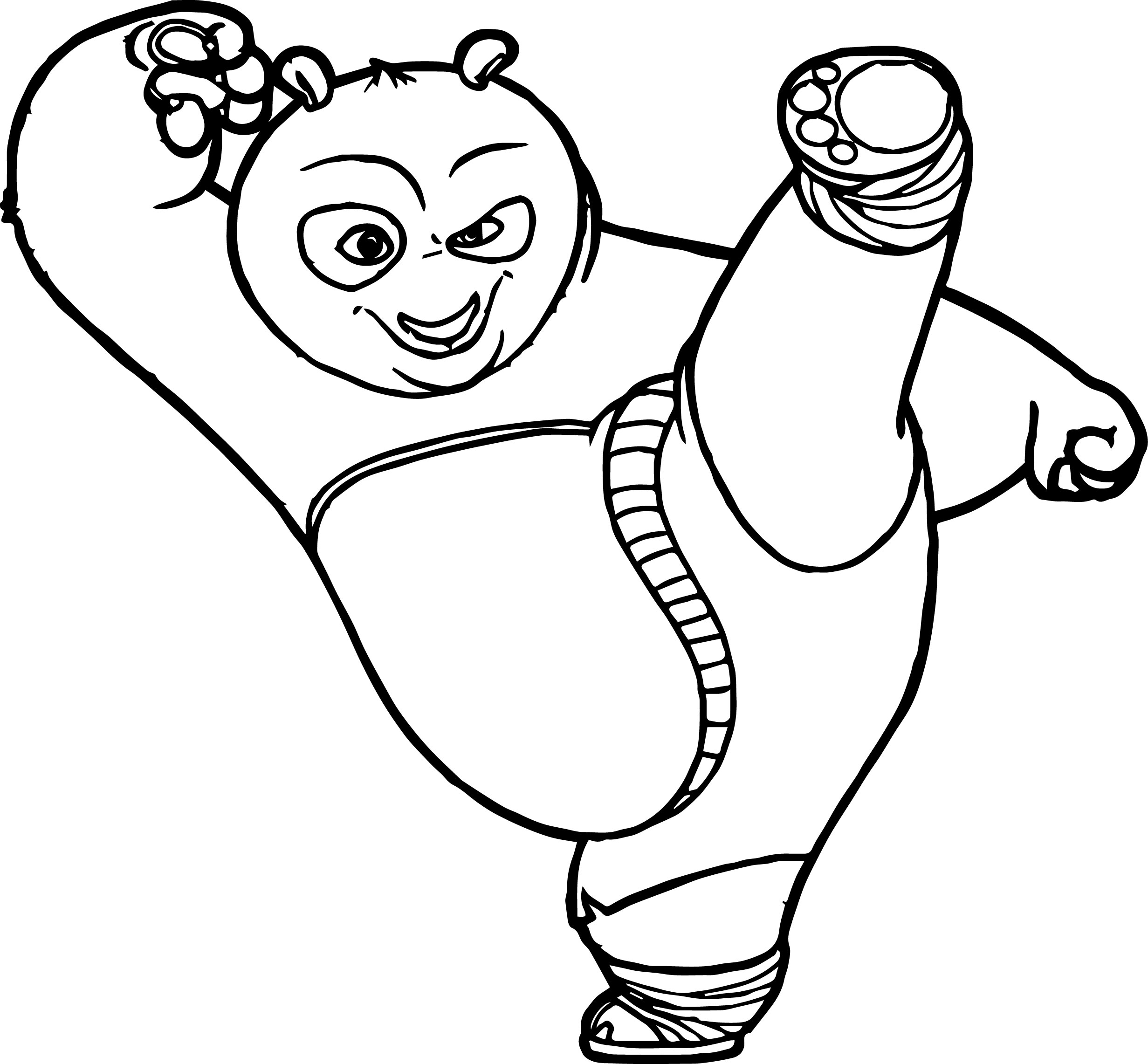 2463x2283 Kung Fu Panda Drawing Drawing Skill - Kung Fu Drawing