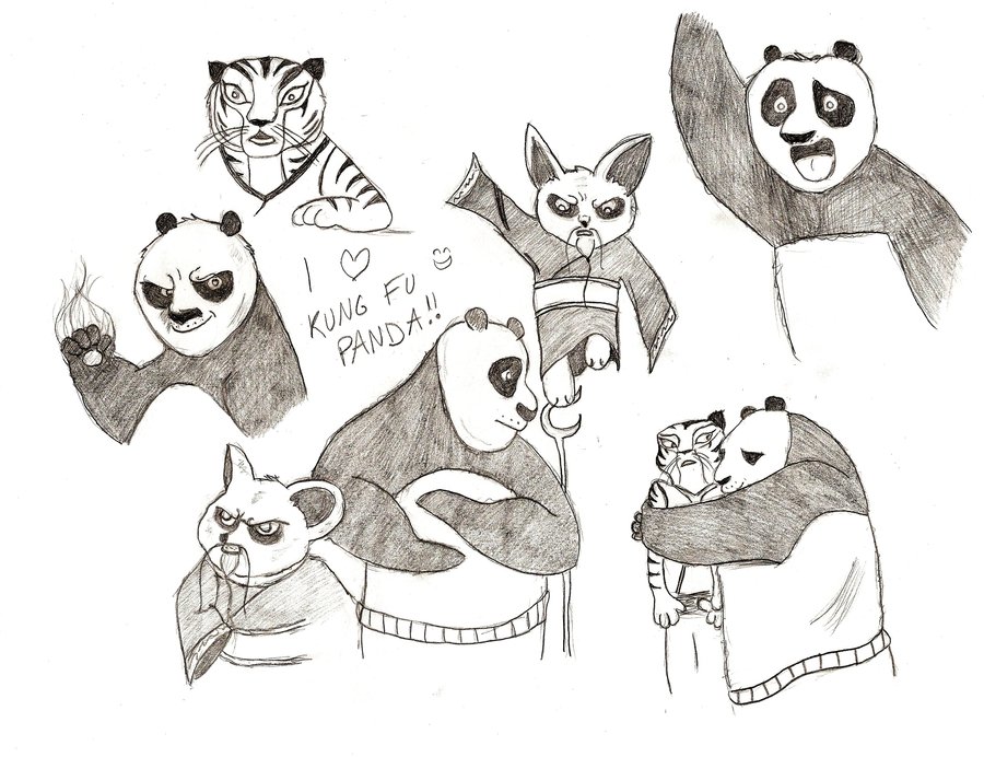 900x692 coloring pages kung fu panda coloring book huge collection - Kung Fu Panda 2 Drawing