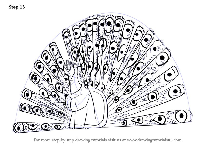 842x596 learn how to draw lord shen from kung fu panda - Kung Fu Panda 2 Drawing