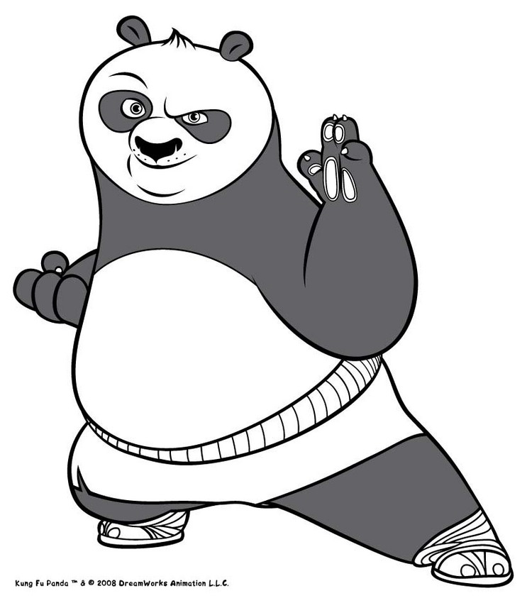 40 Sketsa Gambar Kartun Kungfu Panda Dunia Sketsa | Images and Photos ...