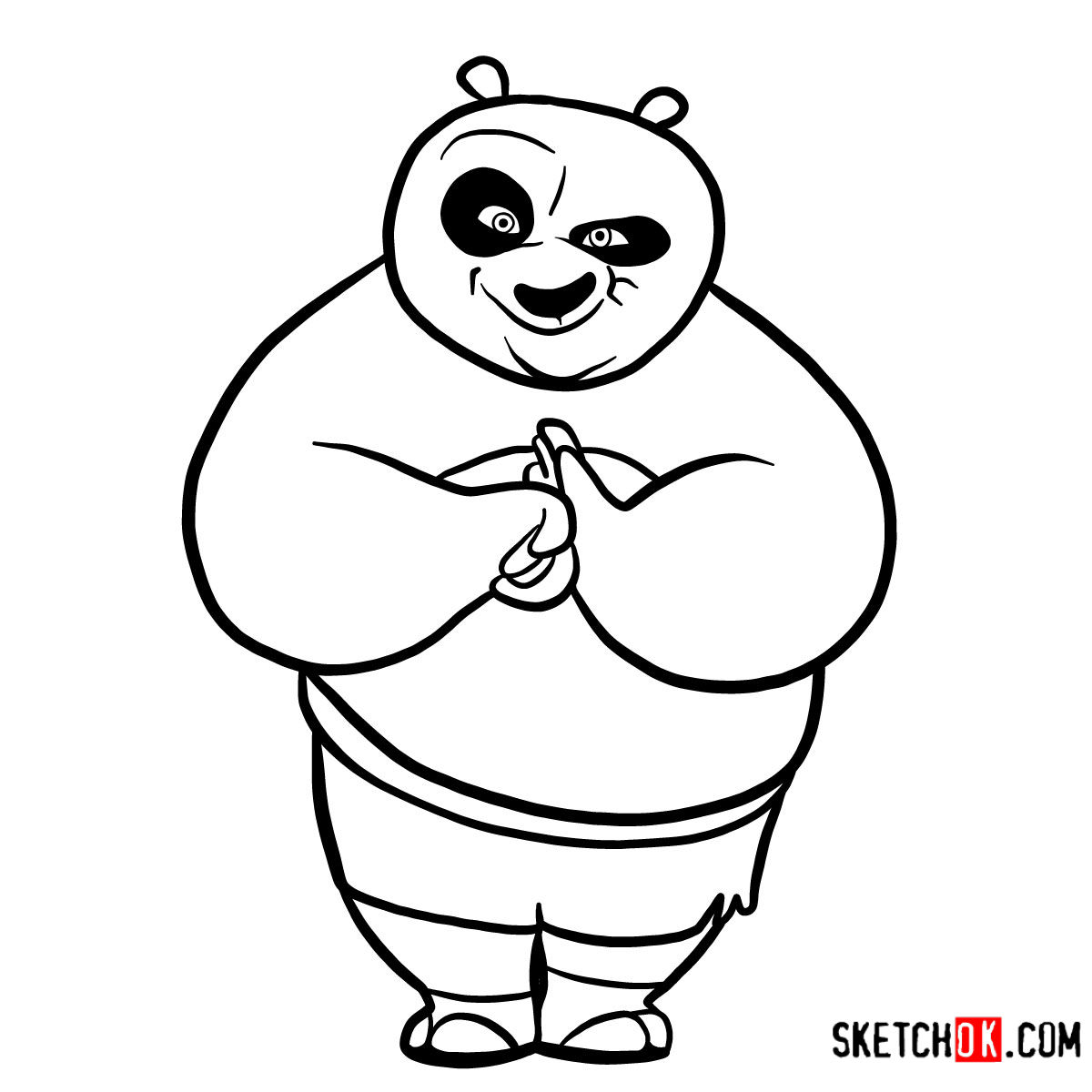 Kung Fu Panda Drawing At Explore Collection Of Kung Fu Panda Drawing 