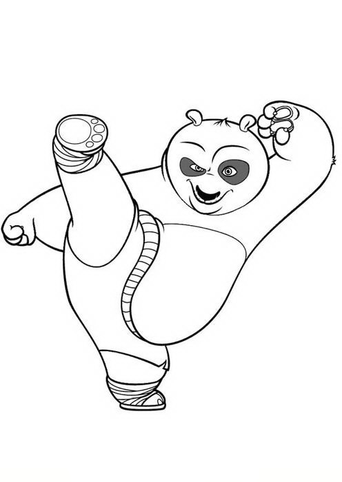 496x700 kung fu panda drawing - Kung Fu Panda Drawing