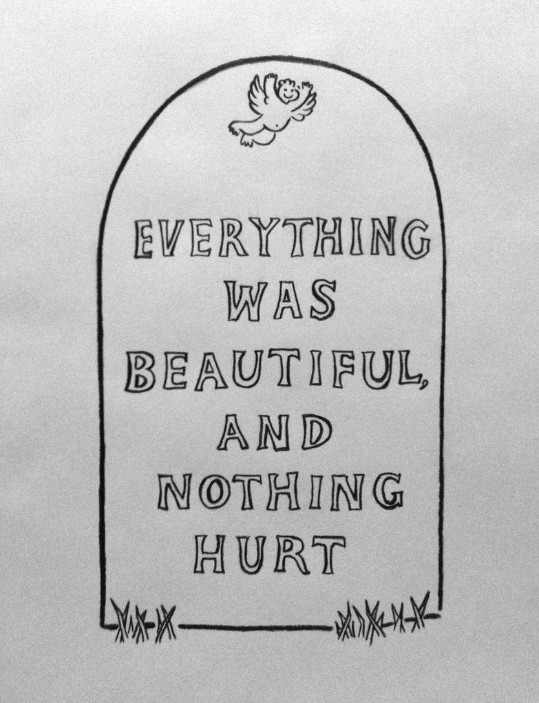 783x1020 kurt vonnegut slaughterhouse five drawing - Kurt Vonnegut Drawings