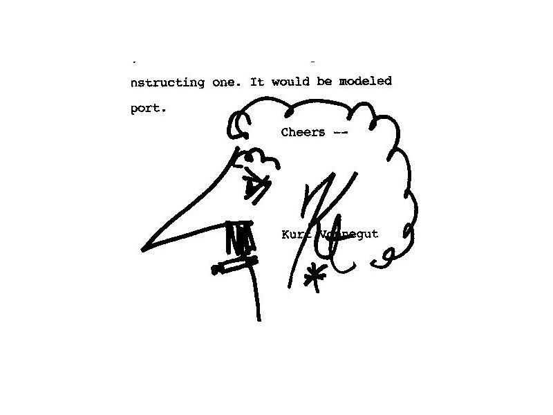 800x600 kurt vonnegut talks to the dead the brian lehrer show wnyc - Kurt Vonnegut Drawings